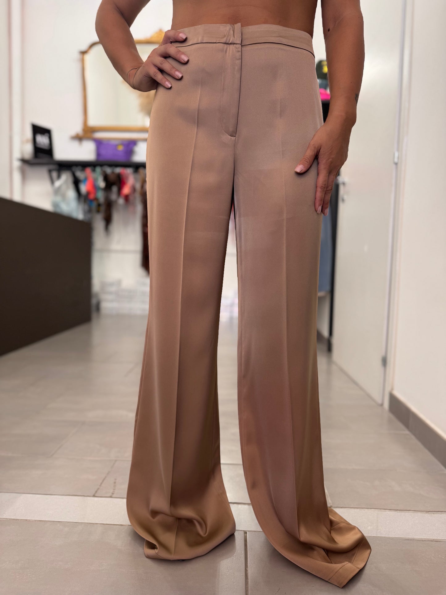 Pantalone Silence light coffee
