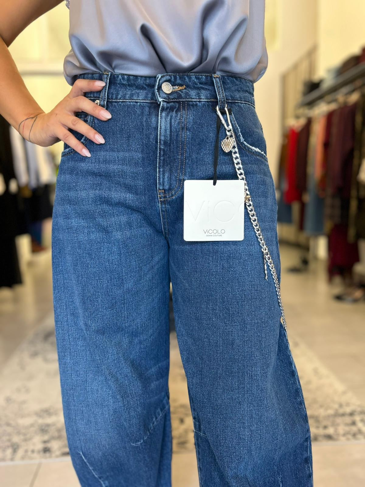 Jeans bombato vicolo