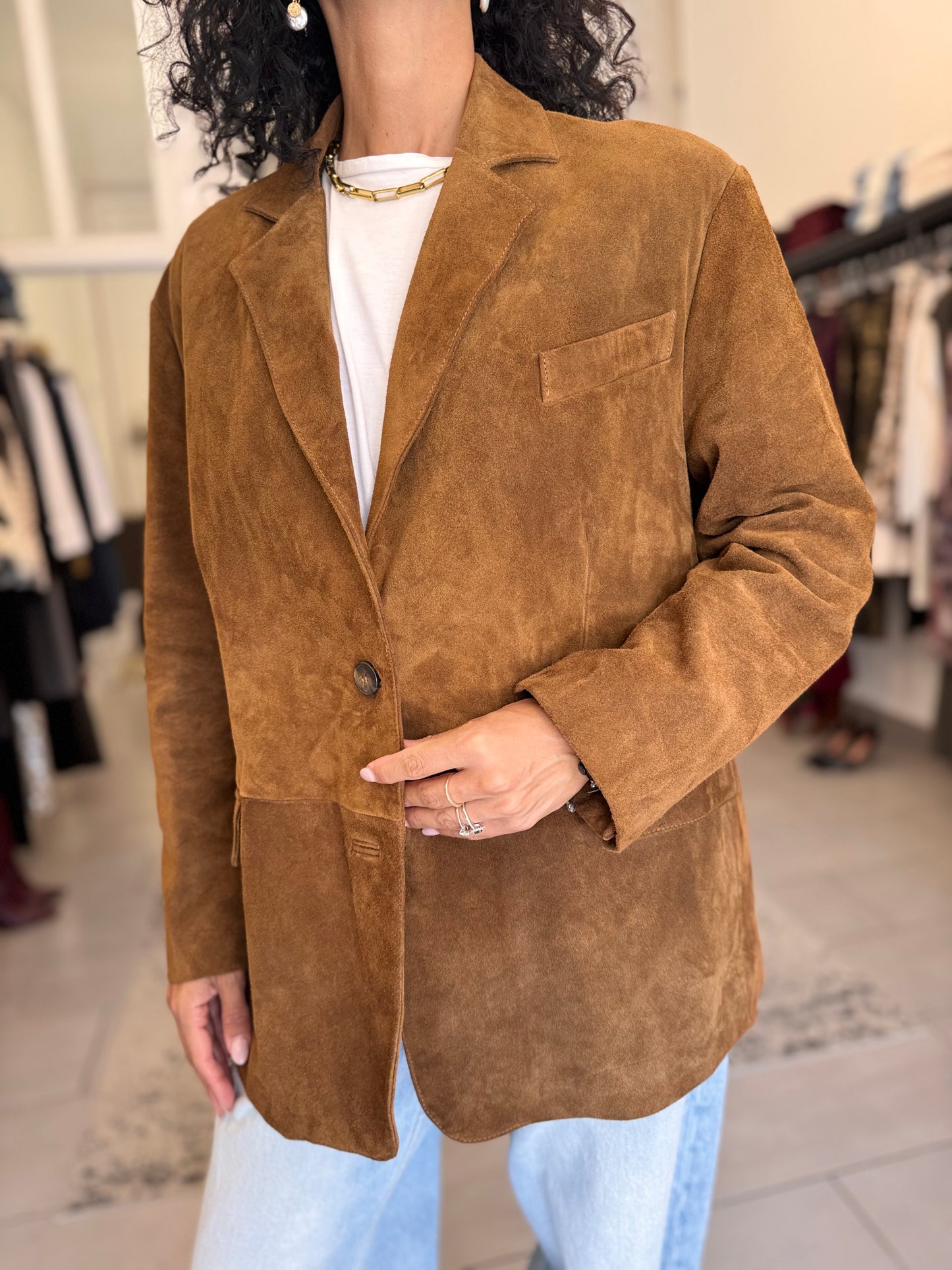 Blazer scamosciato Dixie