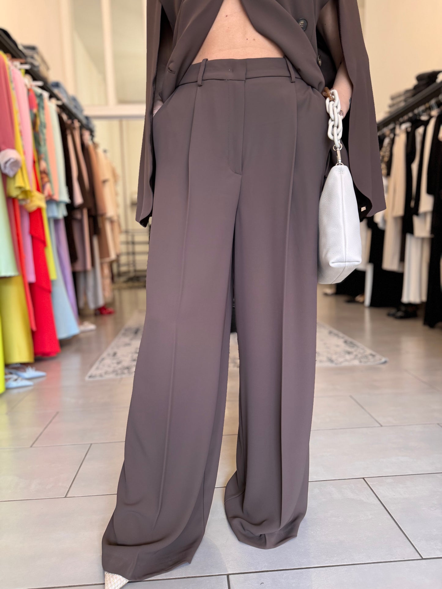 Tailleur marrone