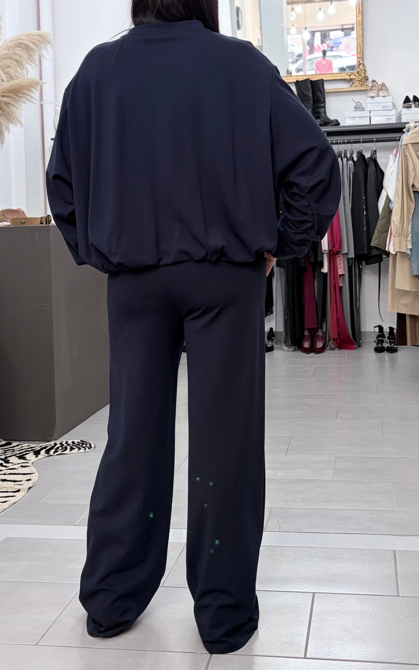 Pantalone in felpa Saiph blu
