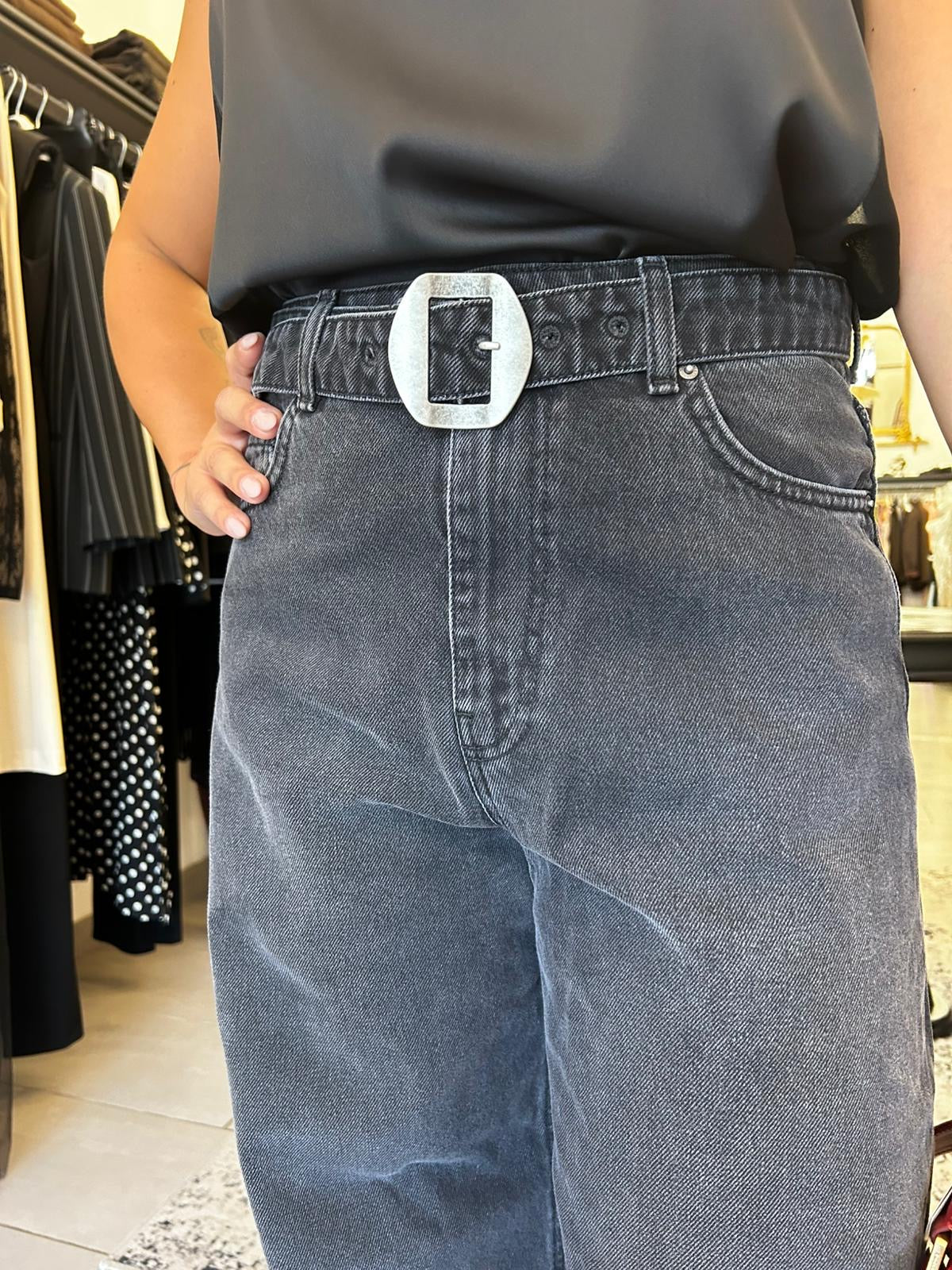Jeans nero Vicolo