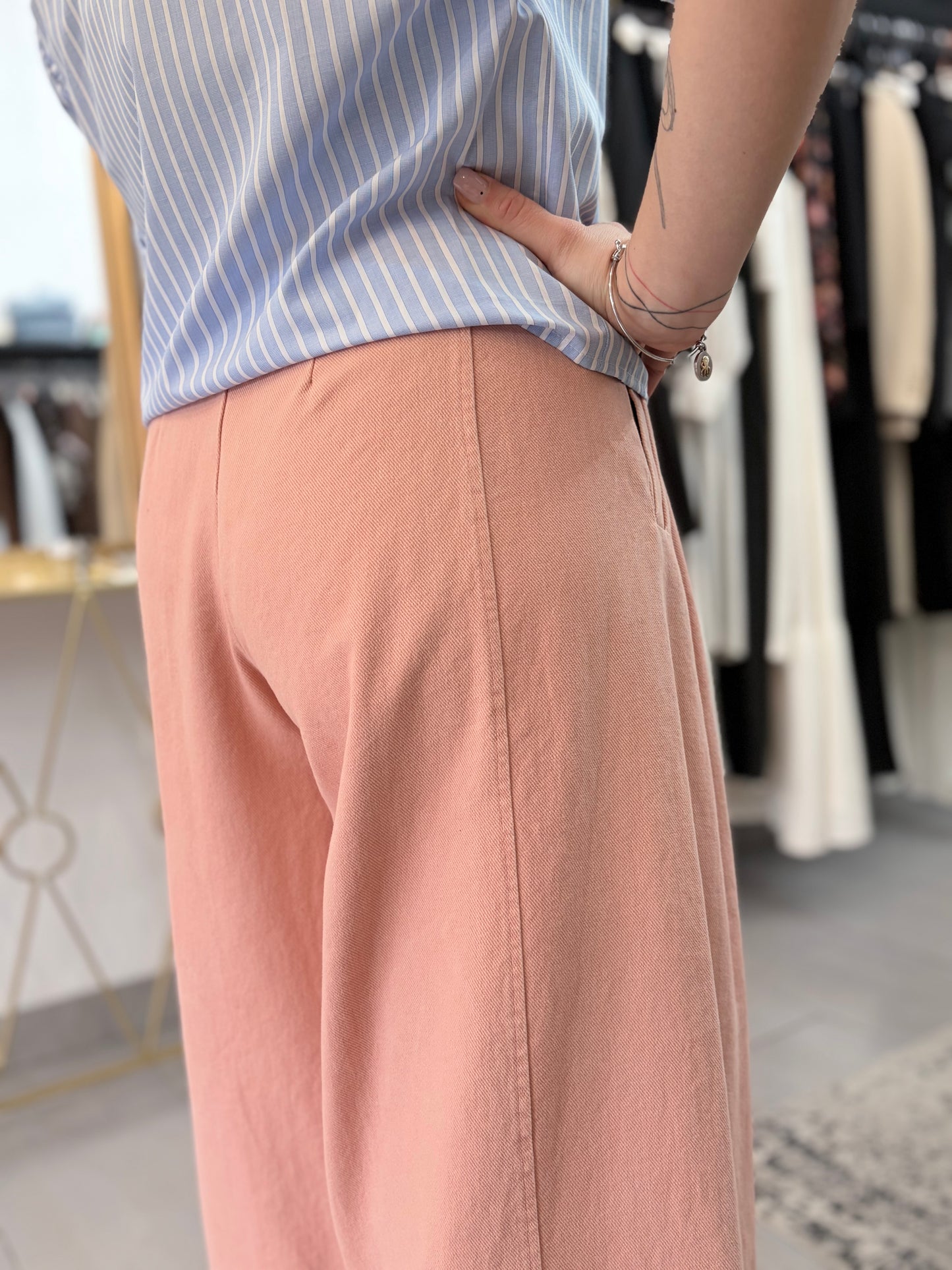 Jeans Pantalone rosa Saiph
