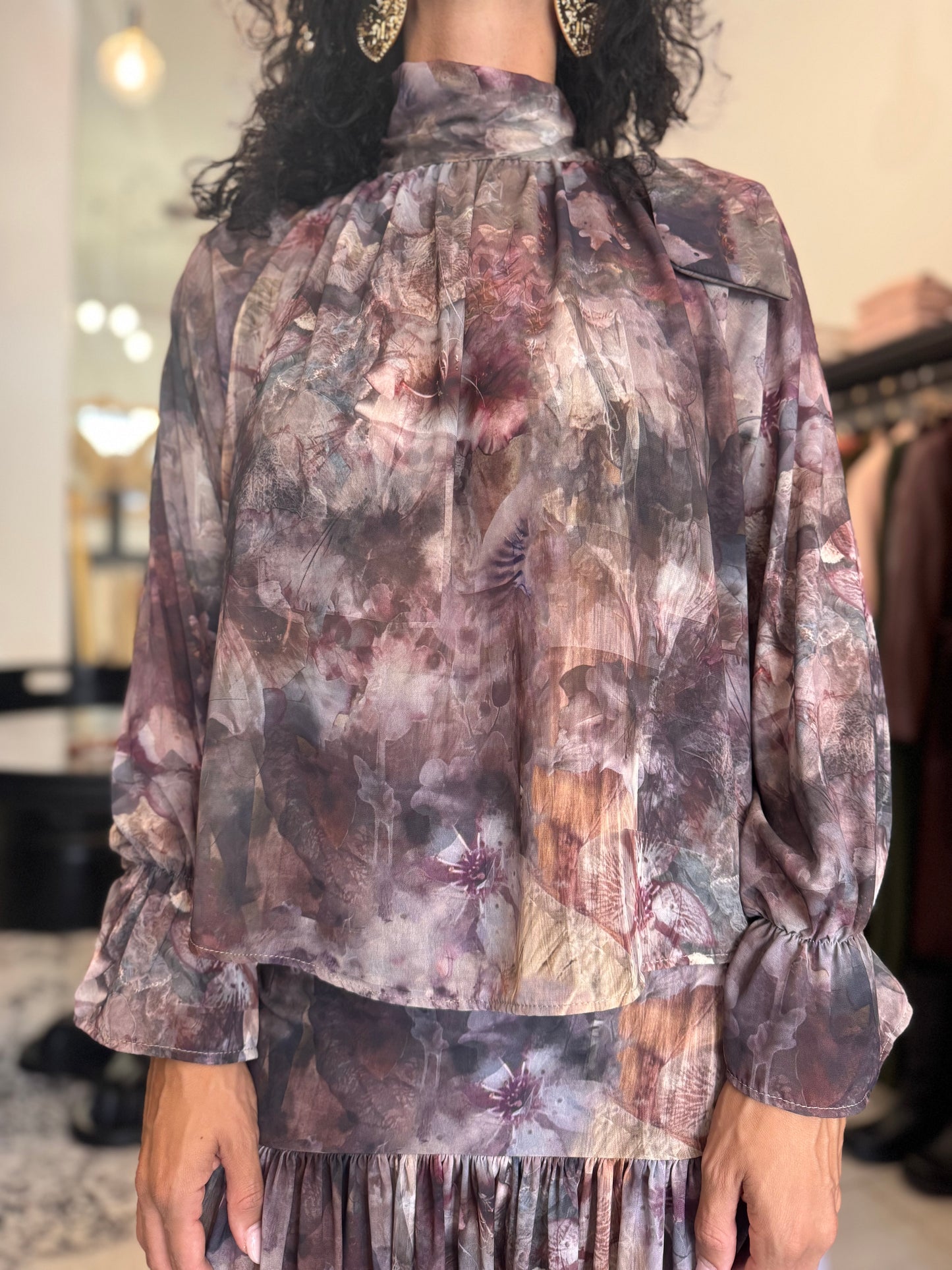 Camicia morbida in fantasia