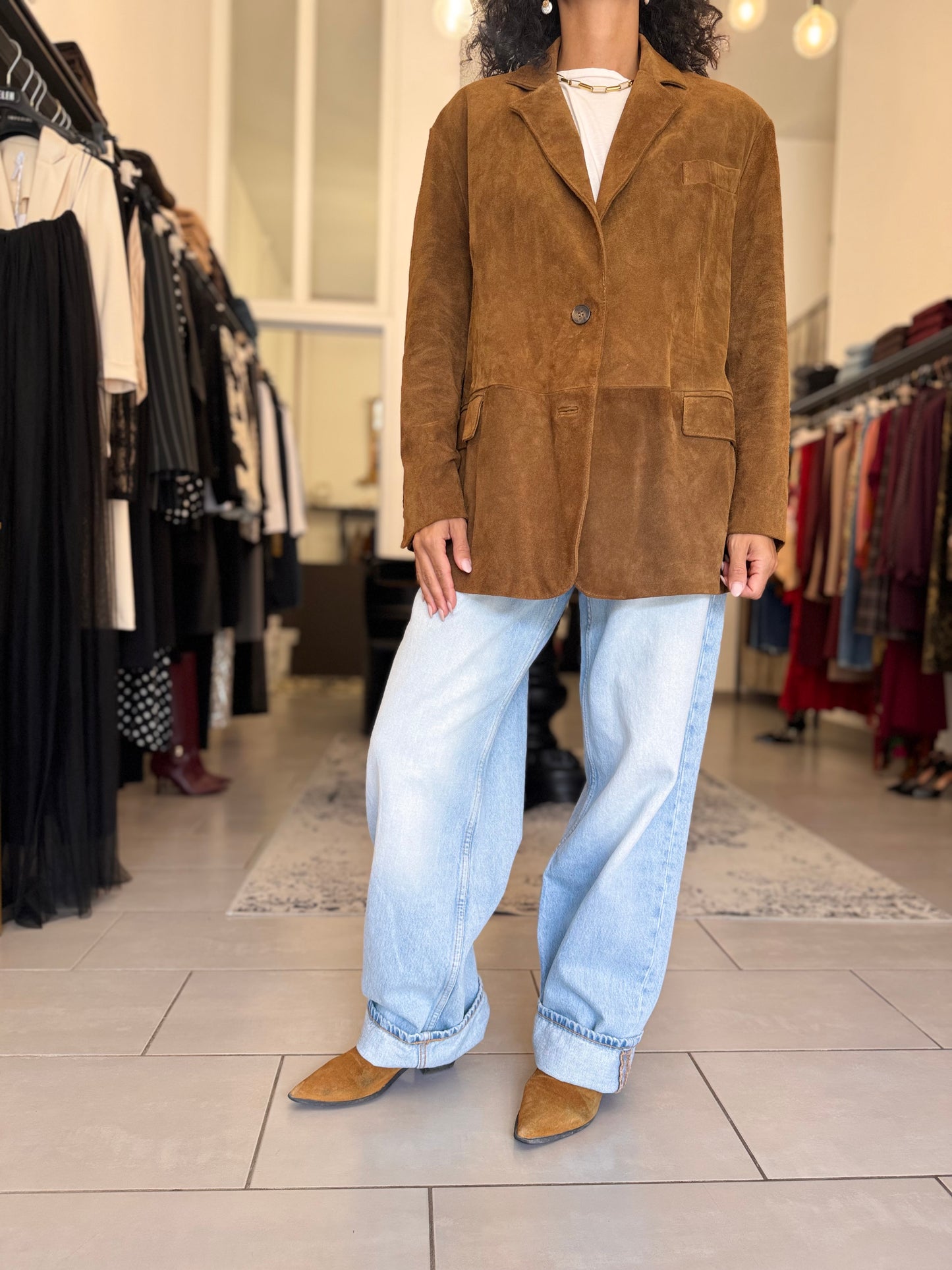 Blazer scamosciato Dixie