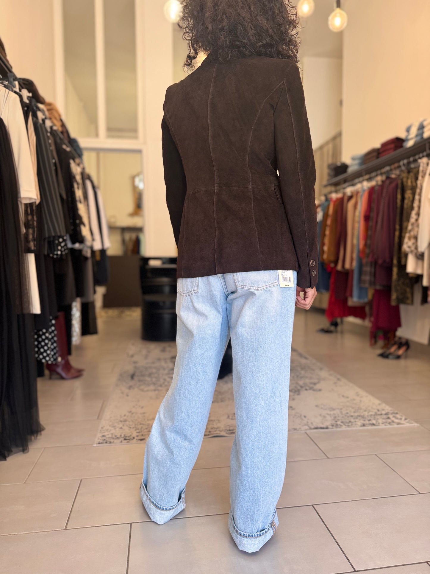 Blazer scamosciato Vicolo