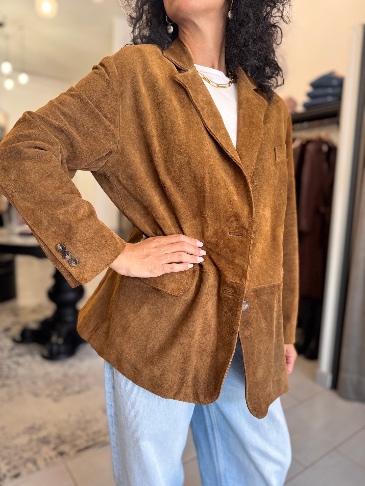 Blazer scamosciato Dixie