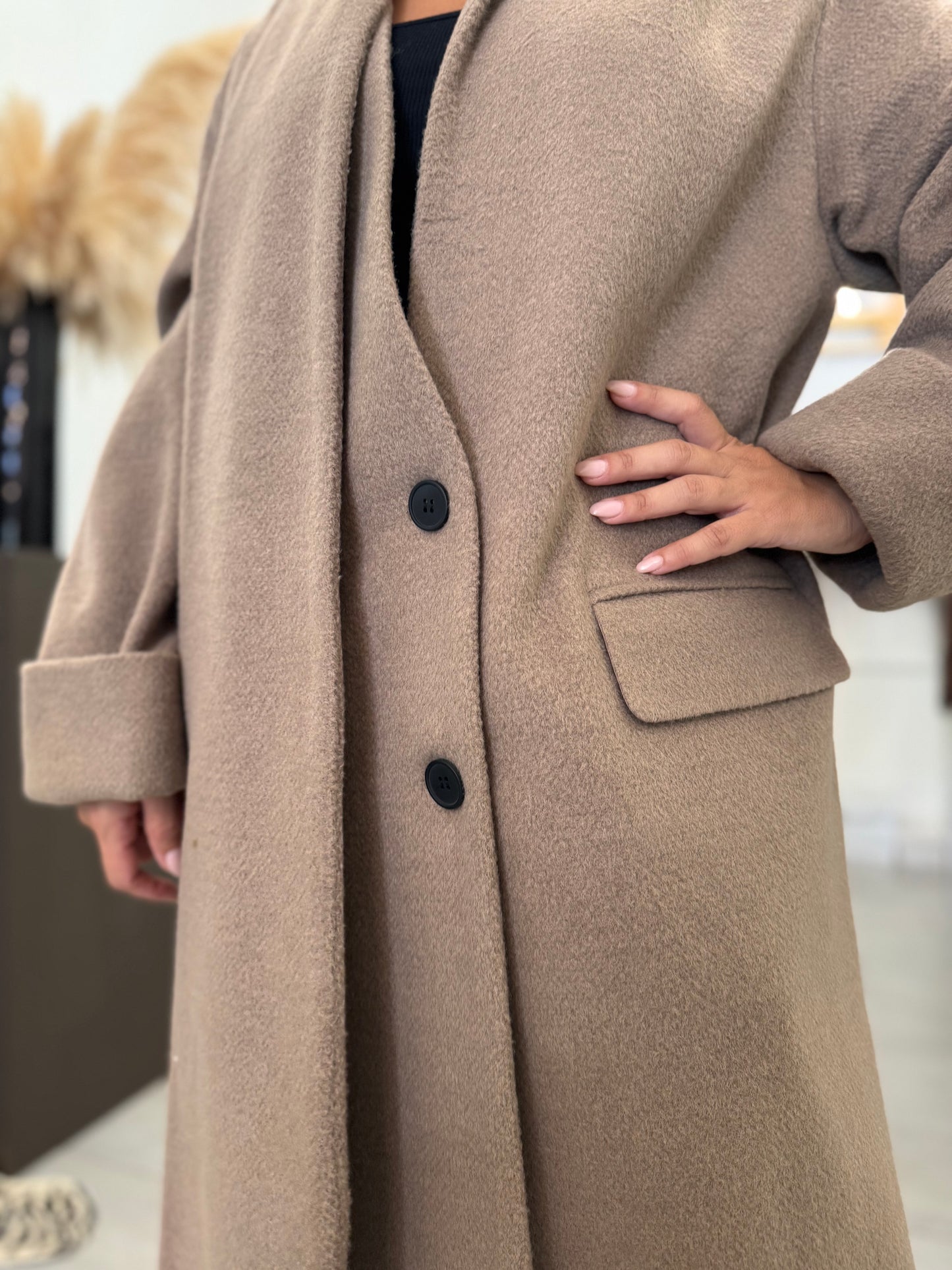 Cappotto beige Eleh
