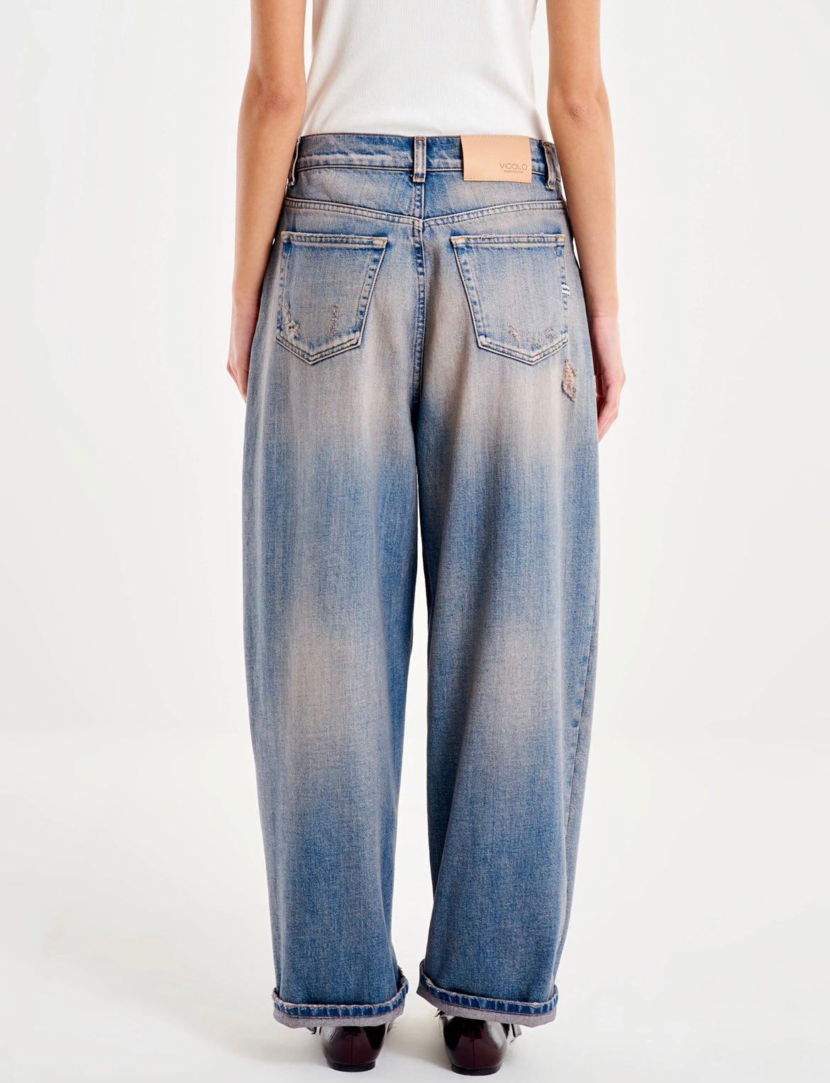 Jeans effetto vintage, Vicolo