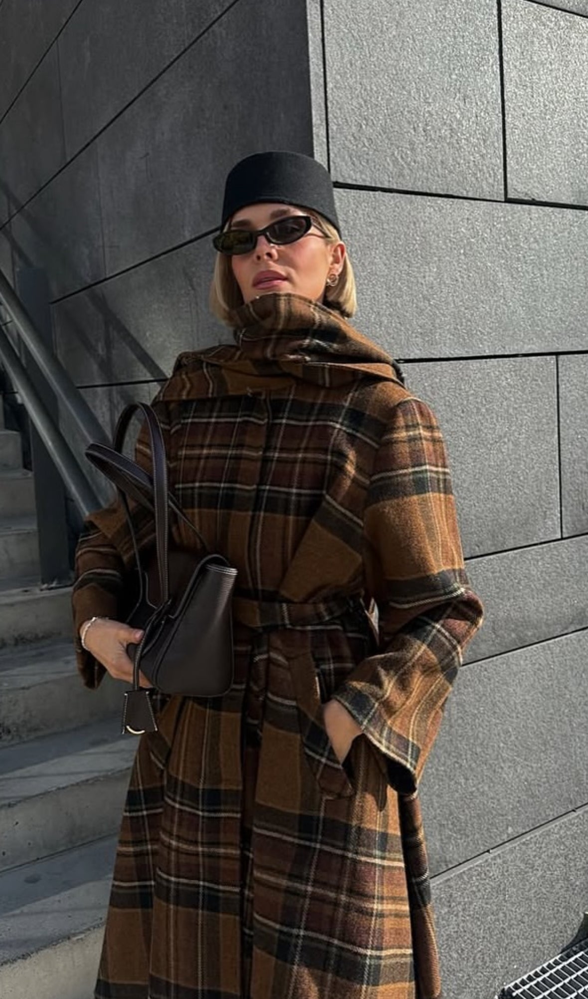 Cappotto Eleh a quadri