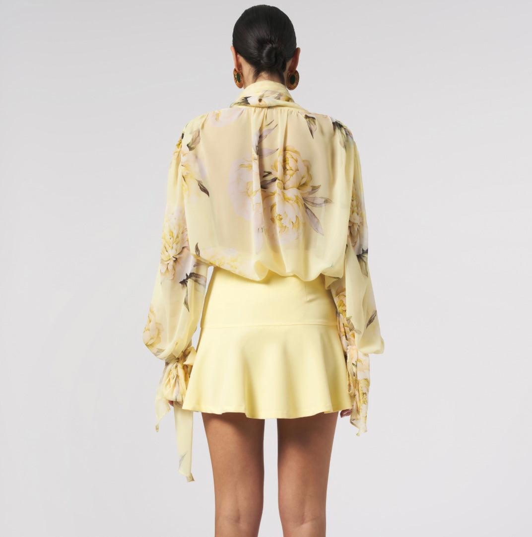 Blusa in chiffon