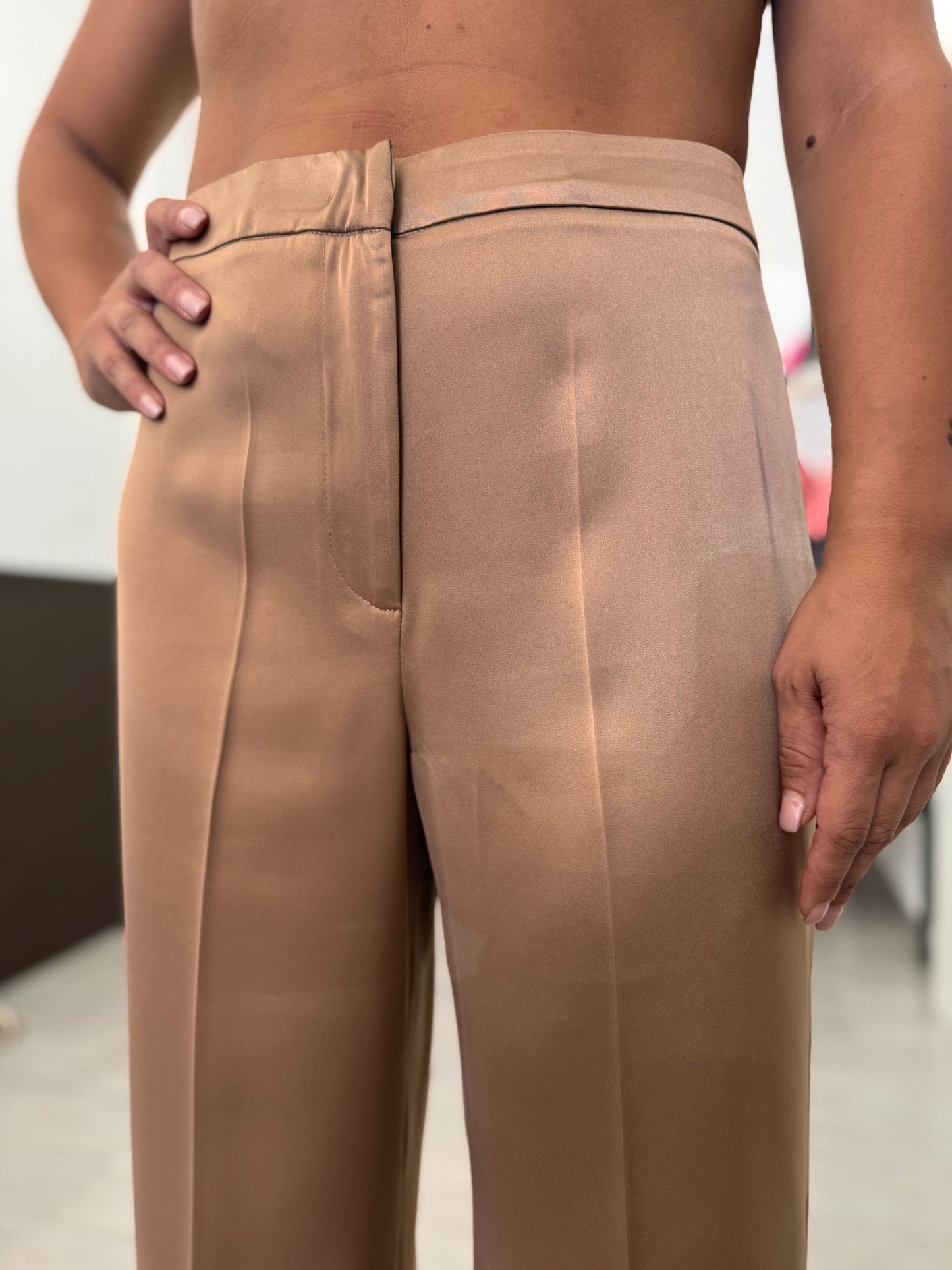 Pantalone Silence light coffee