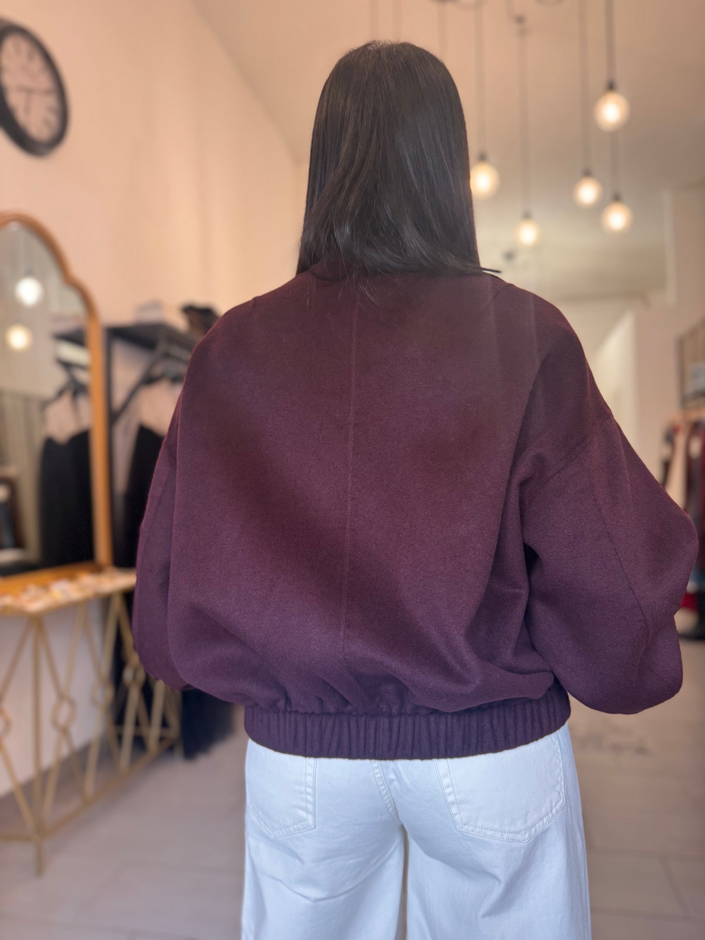 Bomber Vicolo Bordeaux