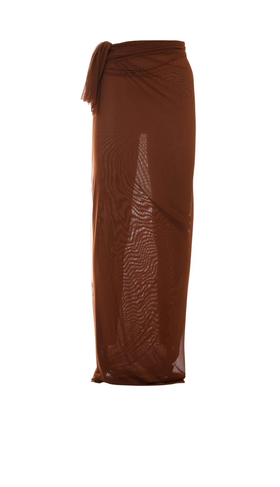 Pareo tulle marrone Matinèe
