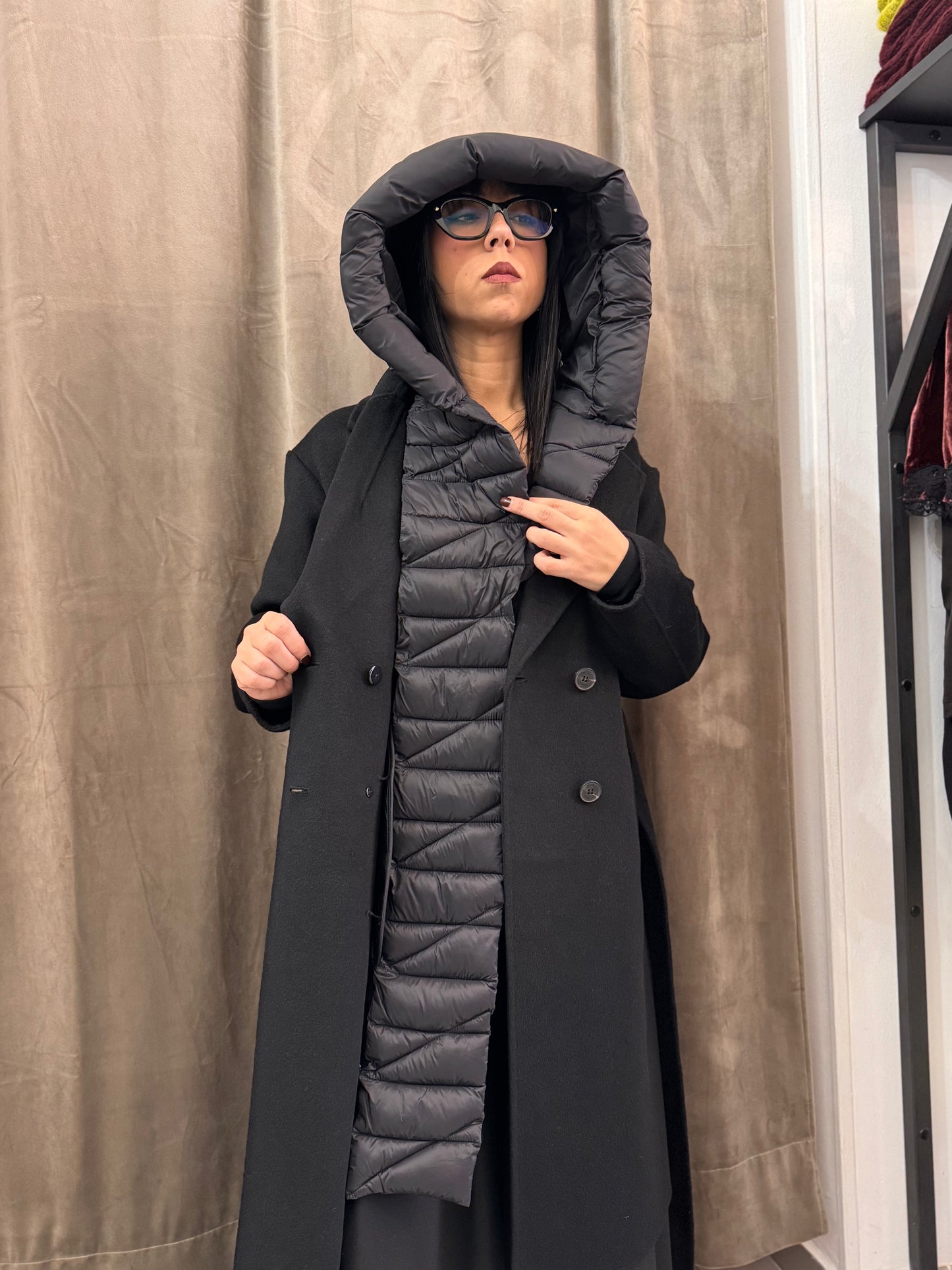 Cappotto Piumino Vicolo nero