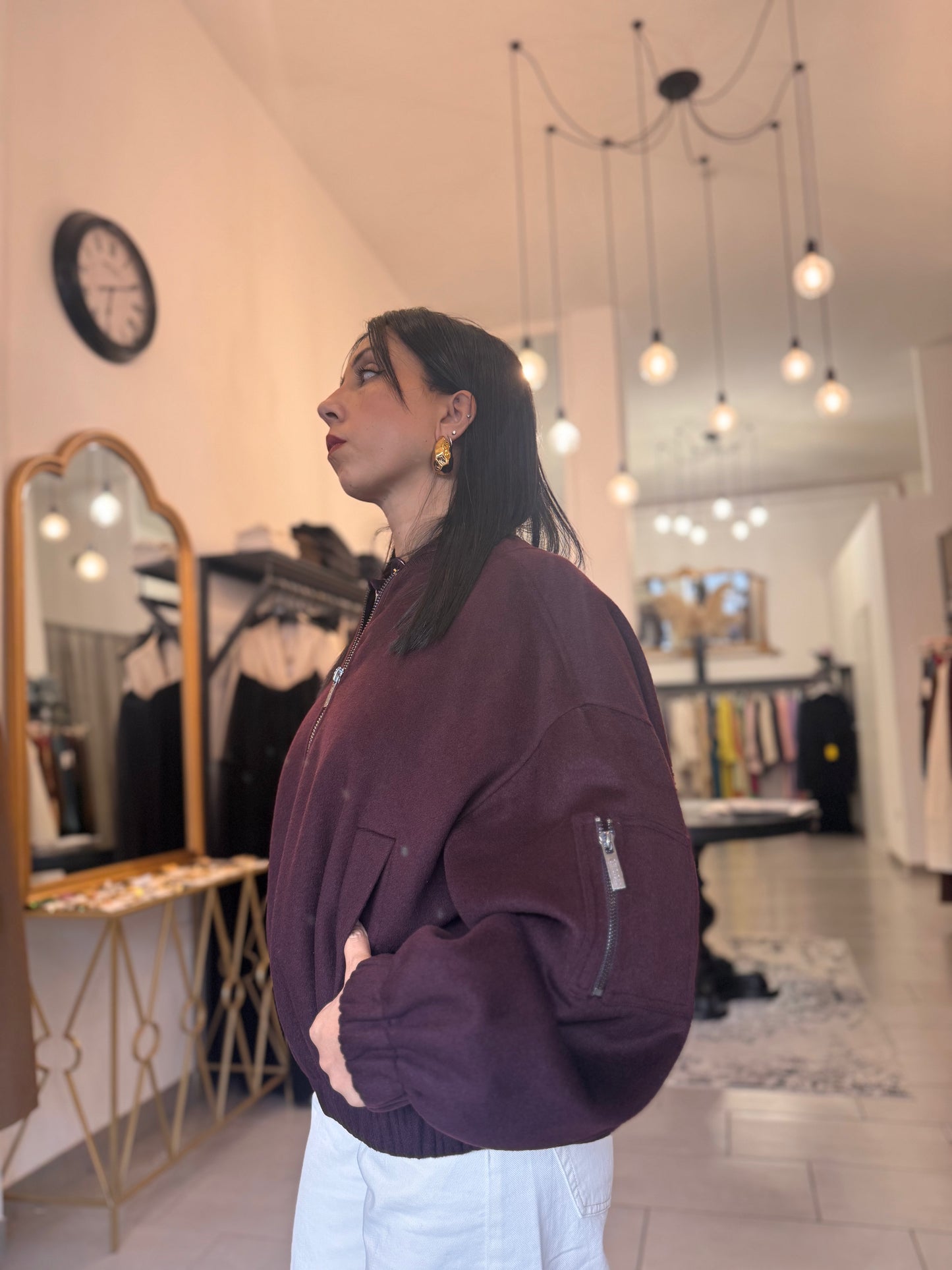 Bomber Vicolo Bordeaux