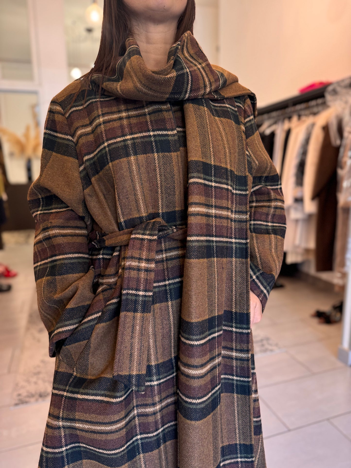 Cappotto Eleh a quadri