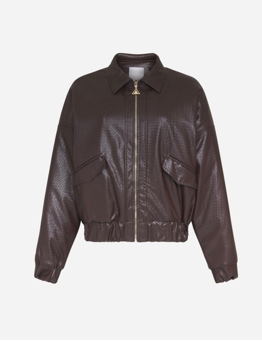 Bomber in ecopelle Silence limited