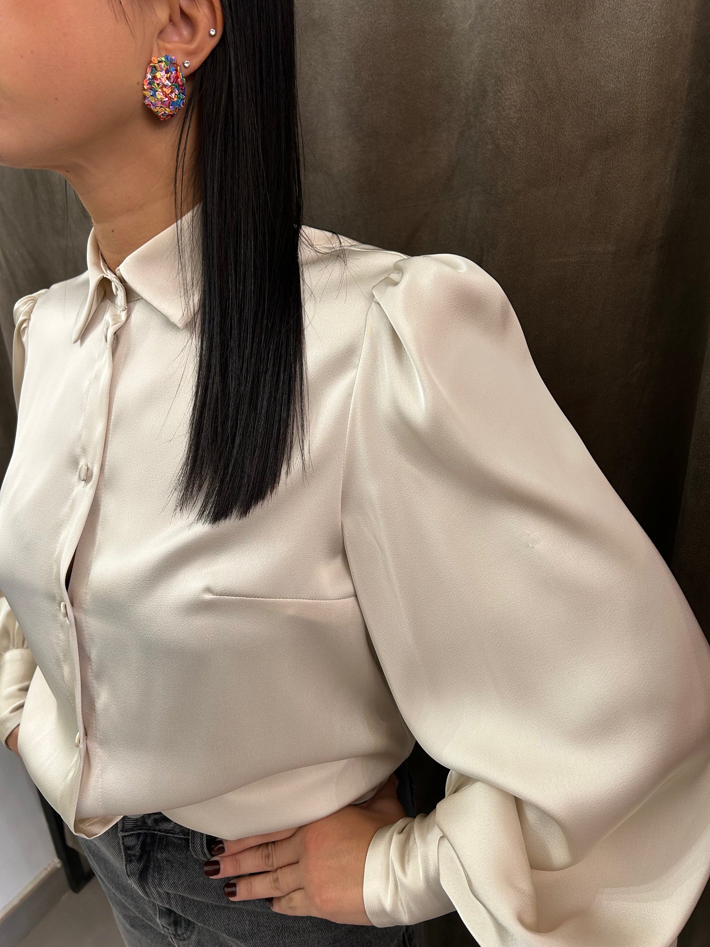 Camicia Silence Limited colore burro