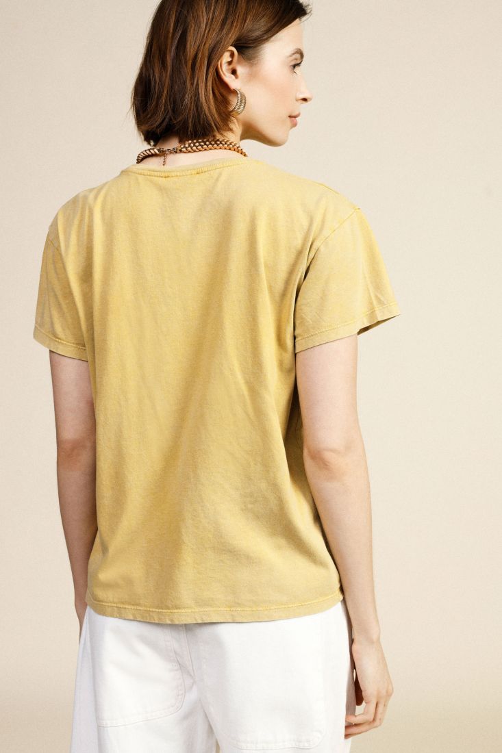 T-shirt stampa grafica fit regolare girocollo