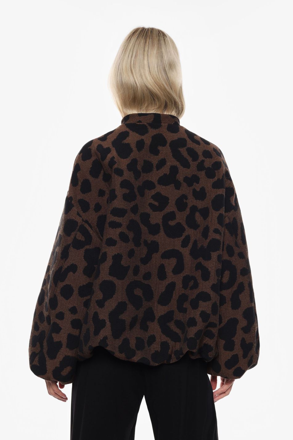 GIACCA BOMBER STAMPA E ZIP