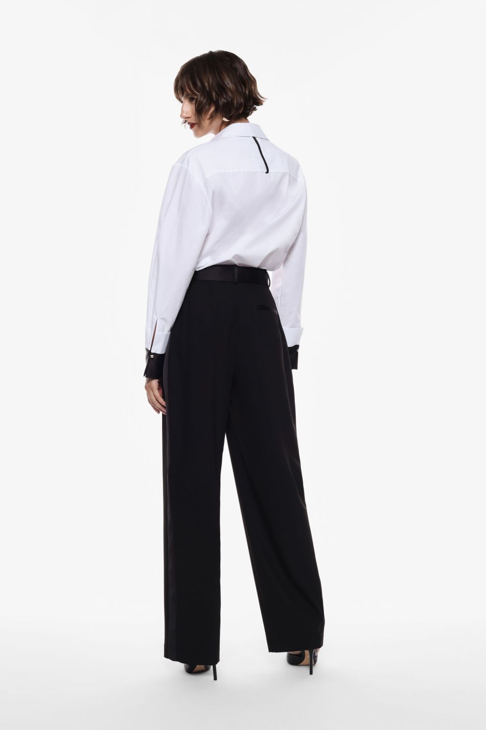 PANTALONI AMPI A VITA ALTA