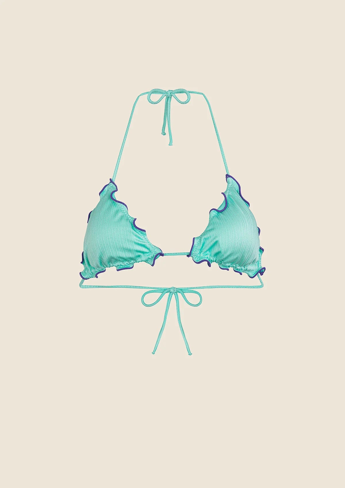 Triangolo regolabile Donna F**K Verde Acqua