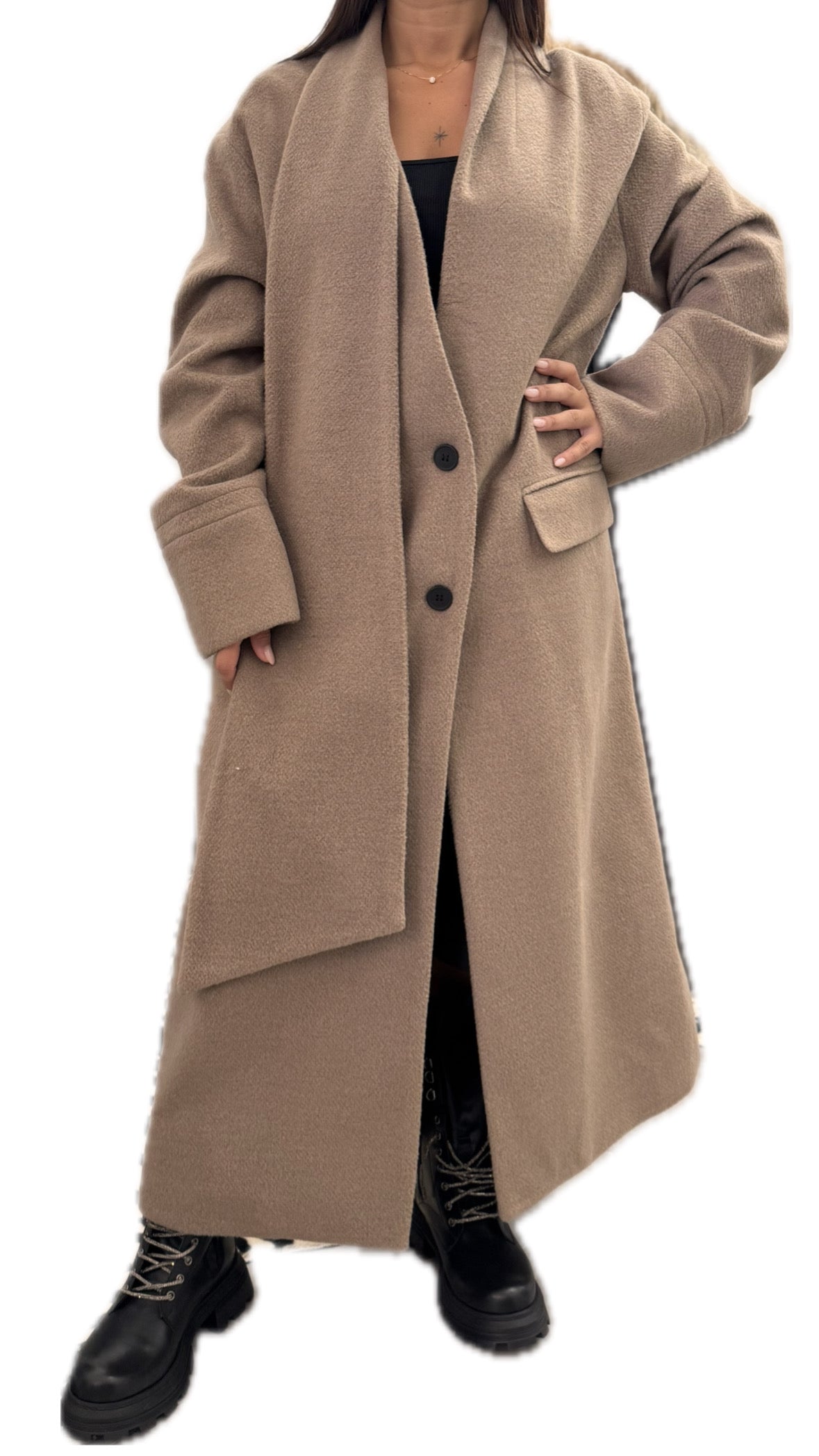 Cappotto beige Eleh