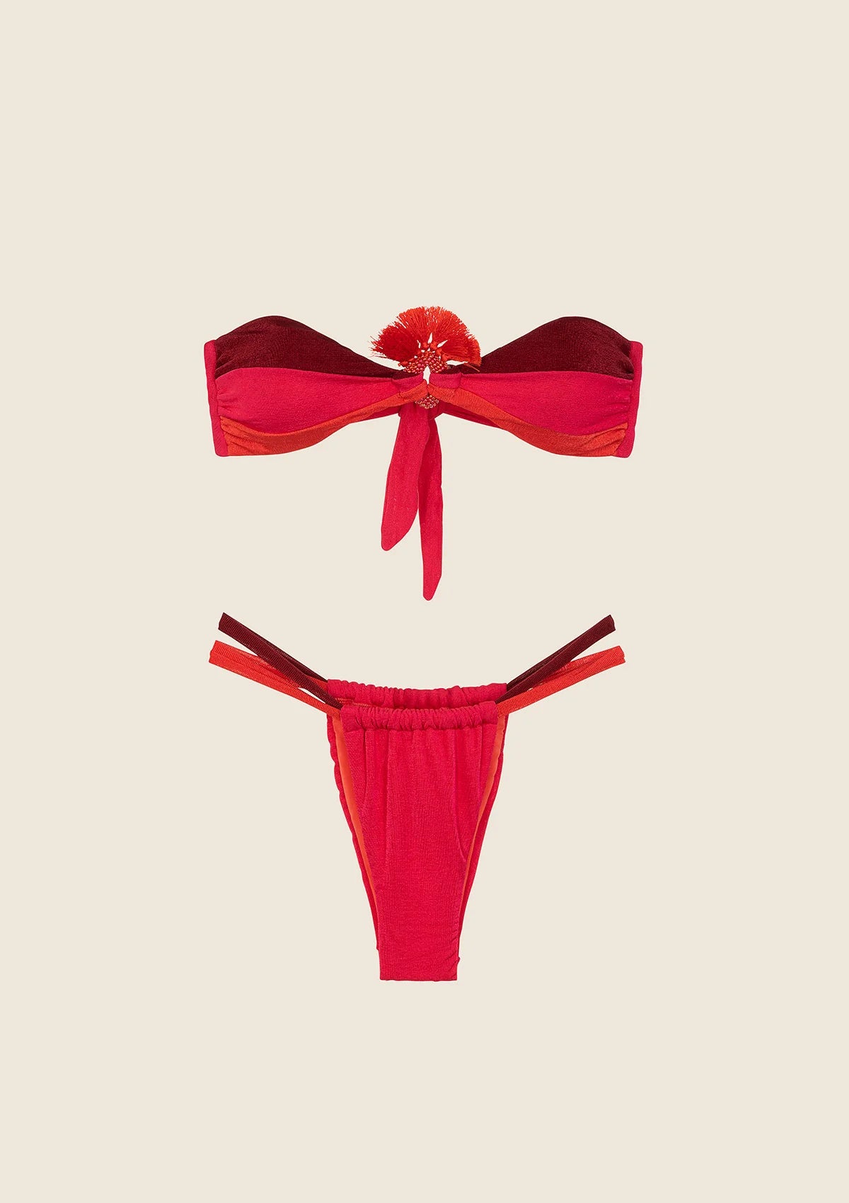 Bikini Donna F**K Fascia Con Slip Brasiliano Fisso