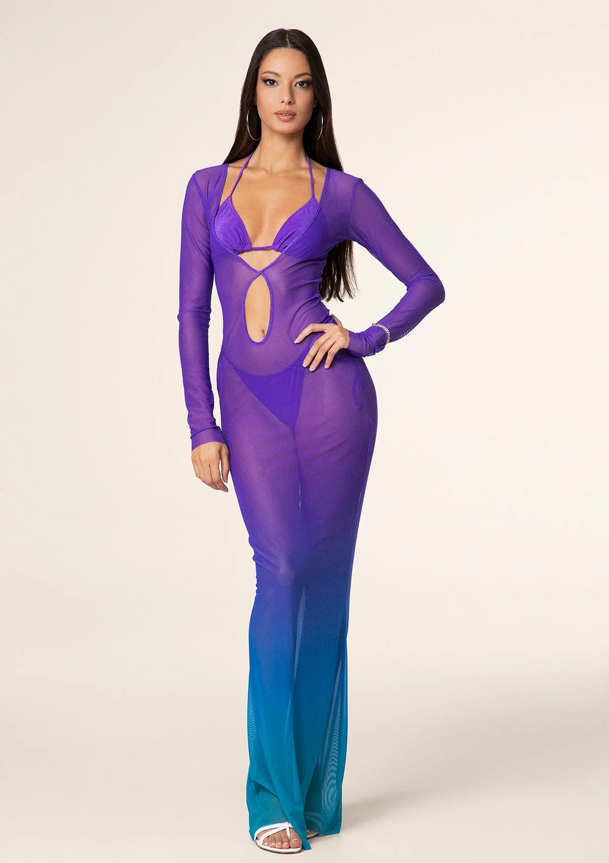 Vestito lungo Donna F**K Degradè
