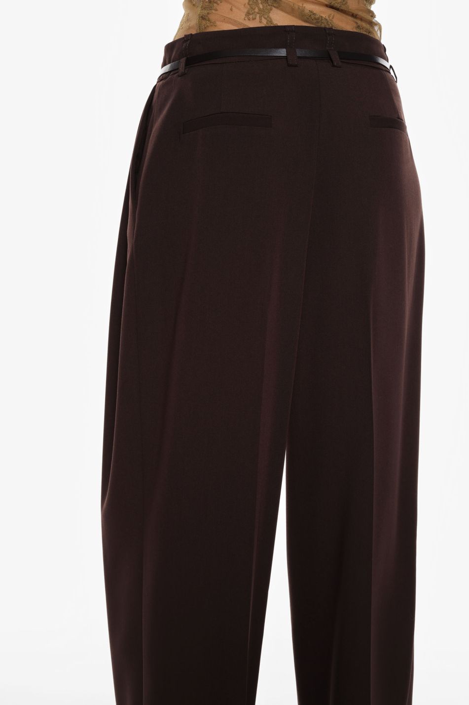 PANTALONI AMPI A VITA ALTA