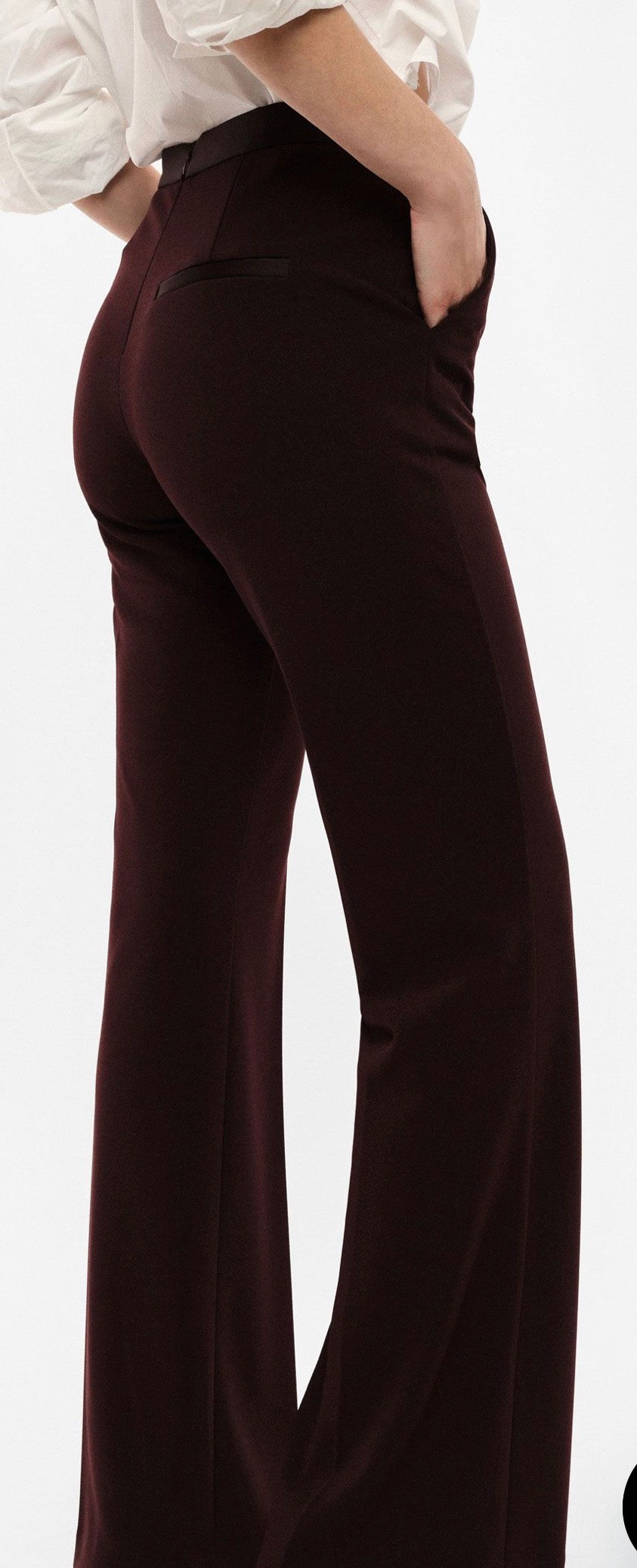 PANTALONI FLARE VITA ALTA LINEA