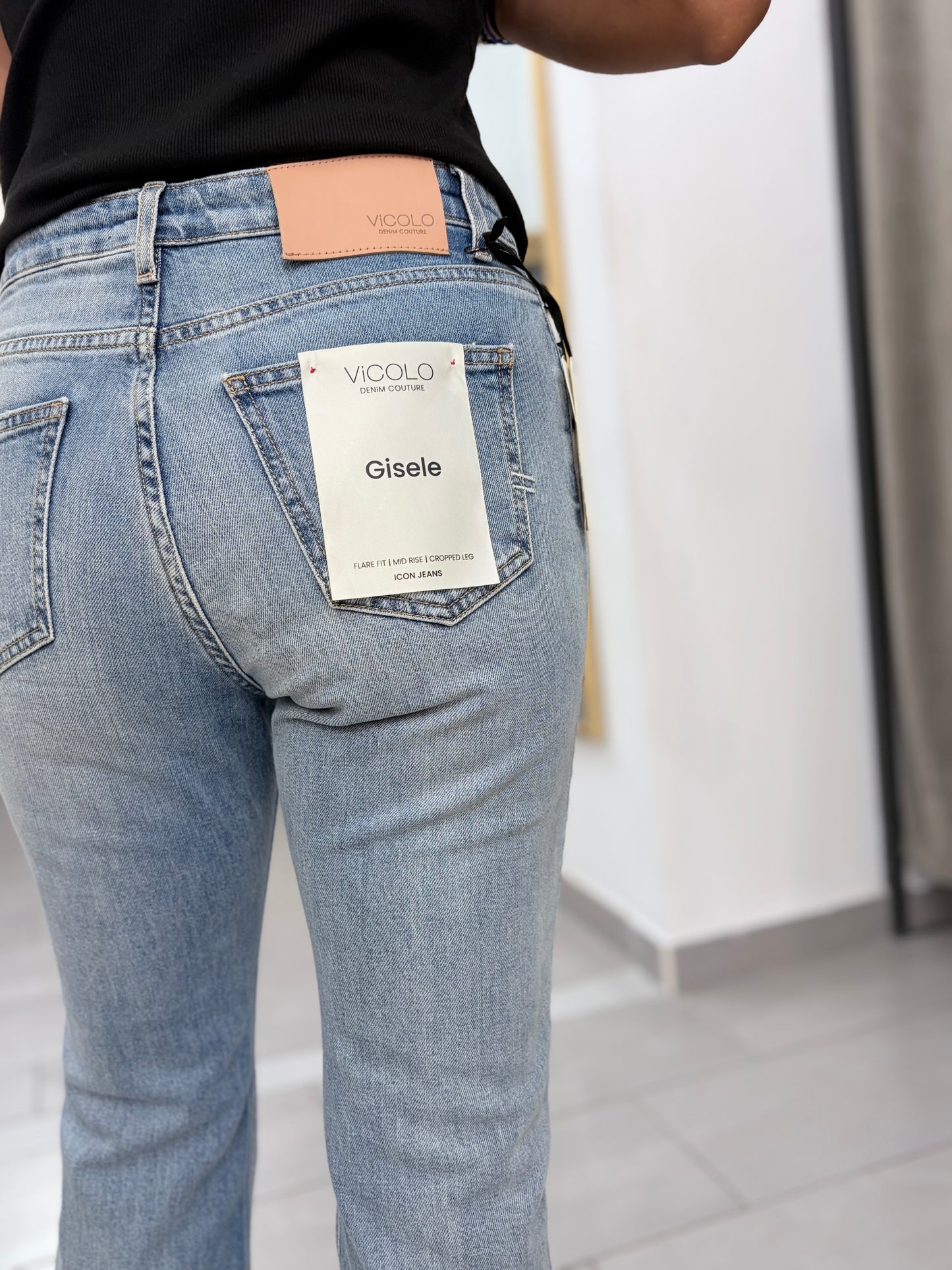 Jeans a trombetta Vicolo elasticizzato