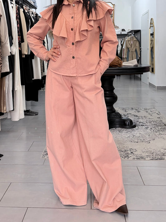 Jeans Pantalone rosa Saiph