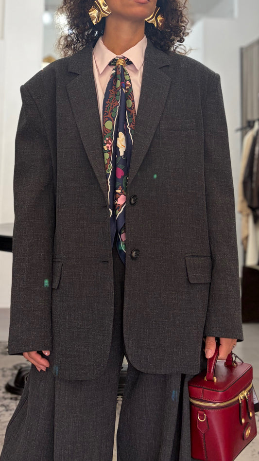 Blazer grigio oversize Eleh