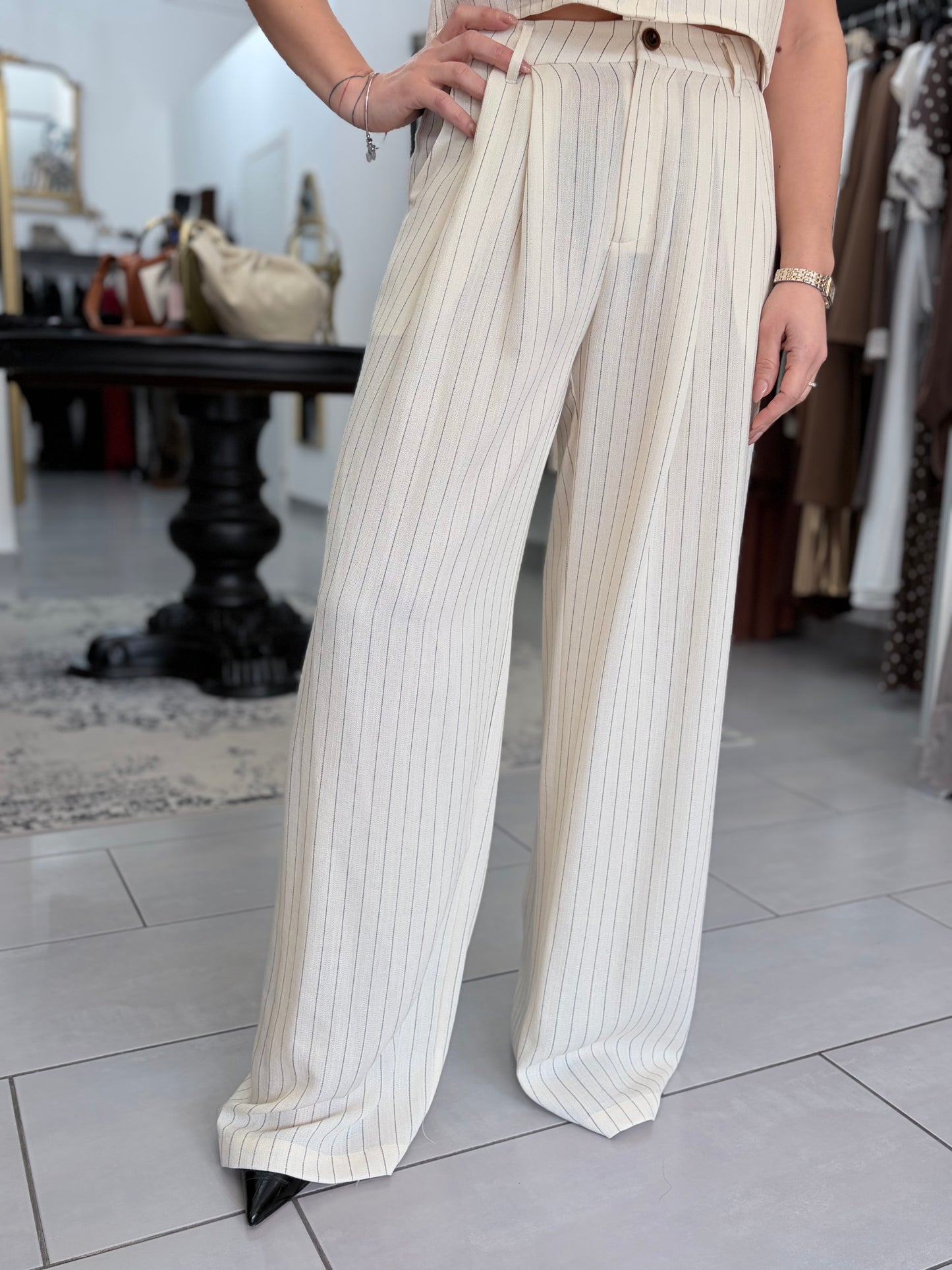 Pantalone gessato Eleh