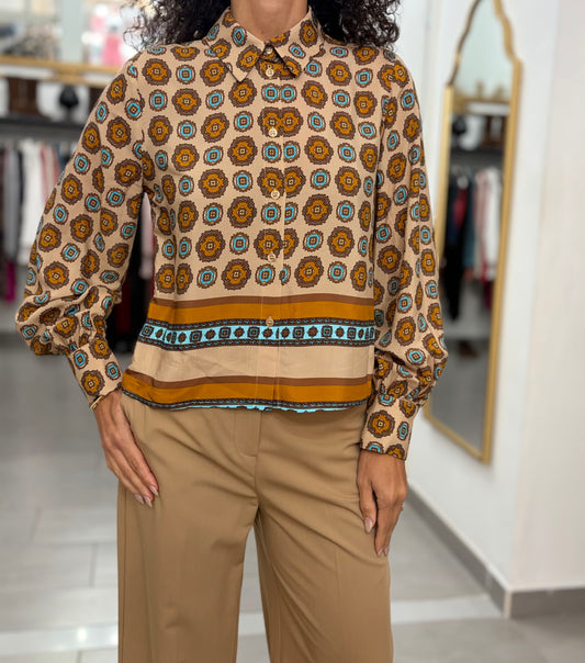 Camicia fantasia vintage Dixie