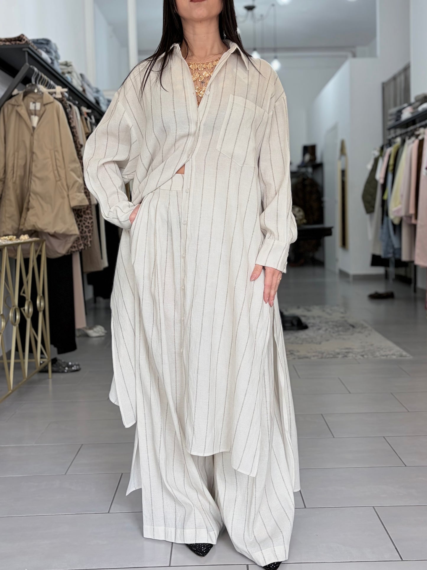 Pantalone gessato Eleh