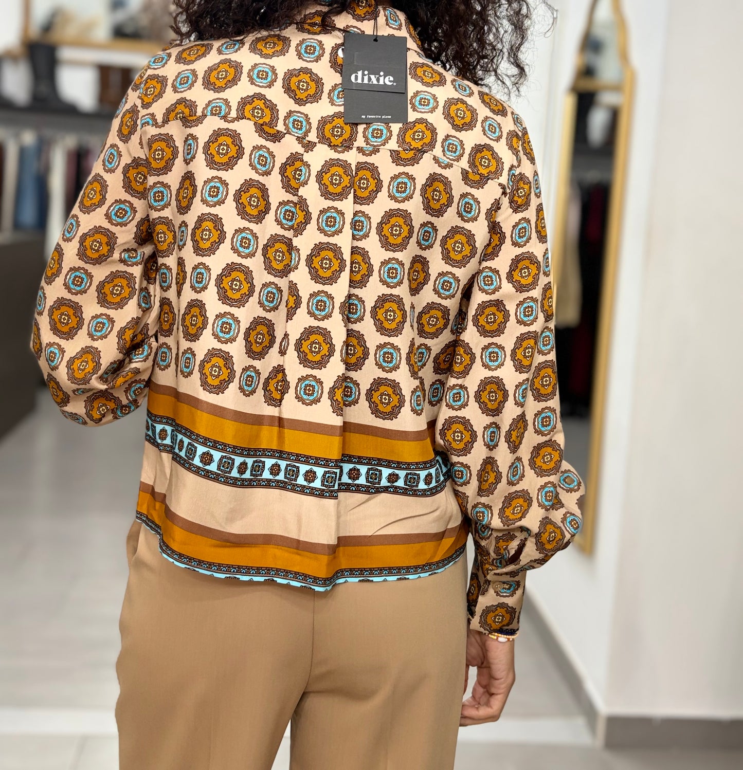 Camicia fantasia vintage Dixie