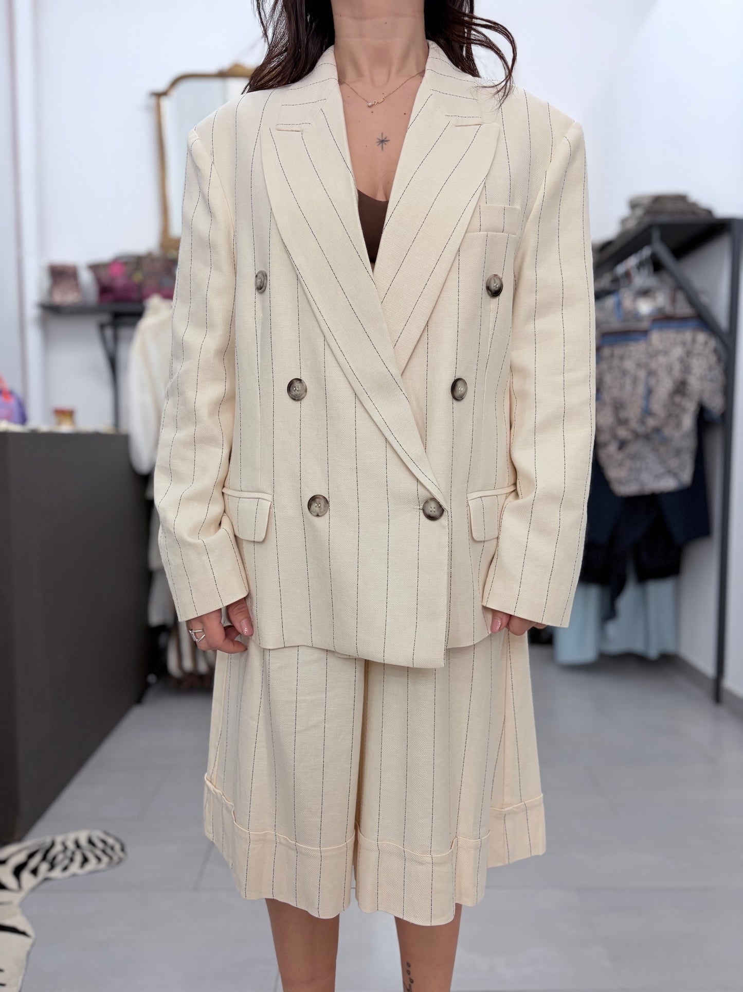 Blazer Over Vicili gessato