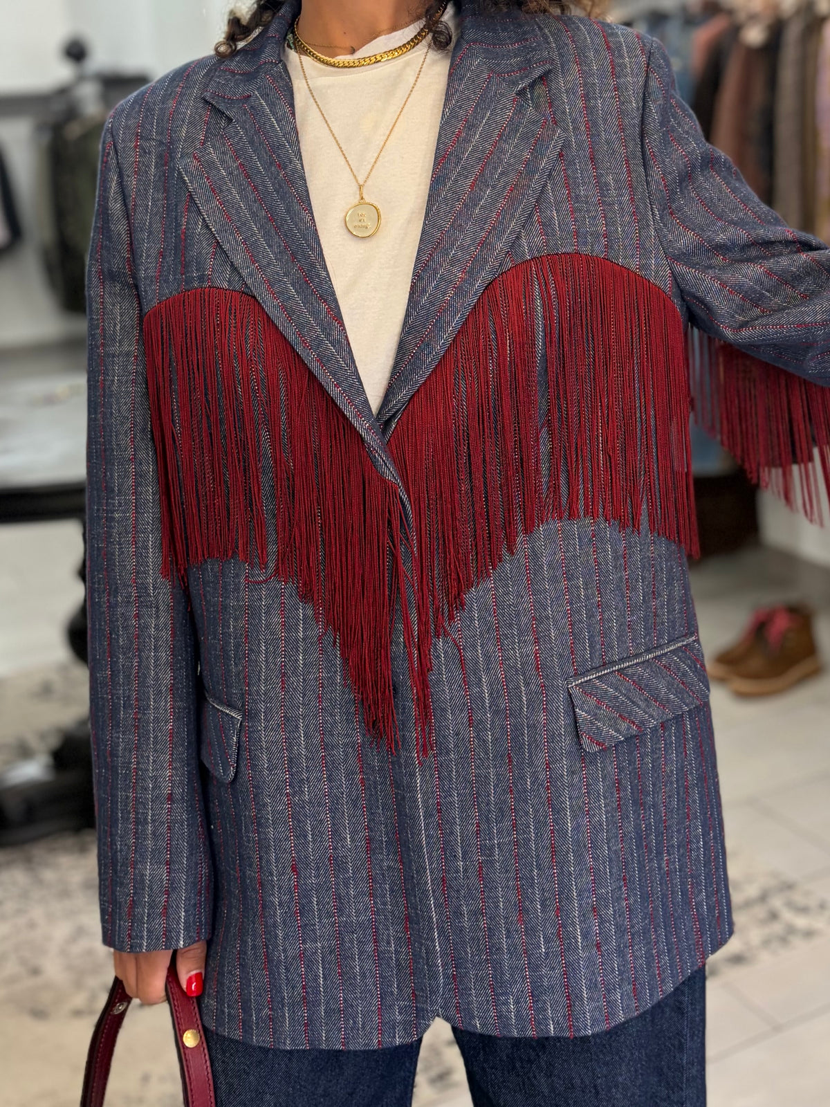 Blazer frange Dixie