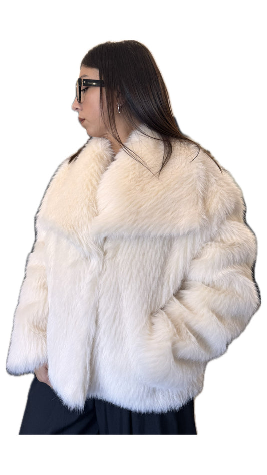 Pelliccia eco Eleh bianca