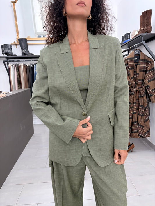 Blazer verde salvia Vicolo monopetto