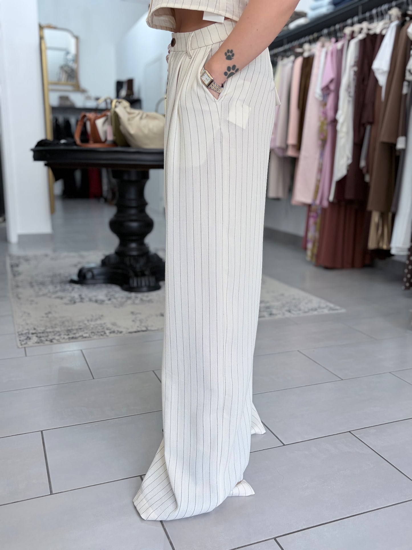 Pantalone gessato Eleh
