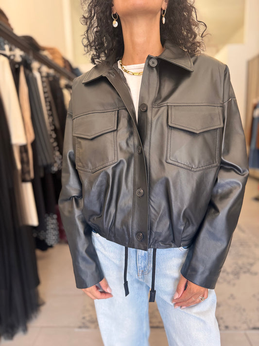 Bomber in pelle Vicolo