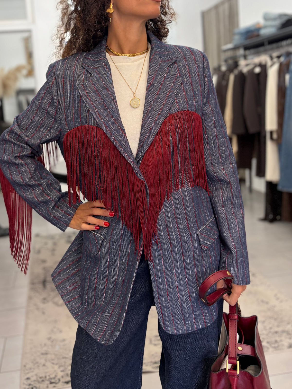 Blazer frange Dixie