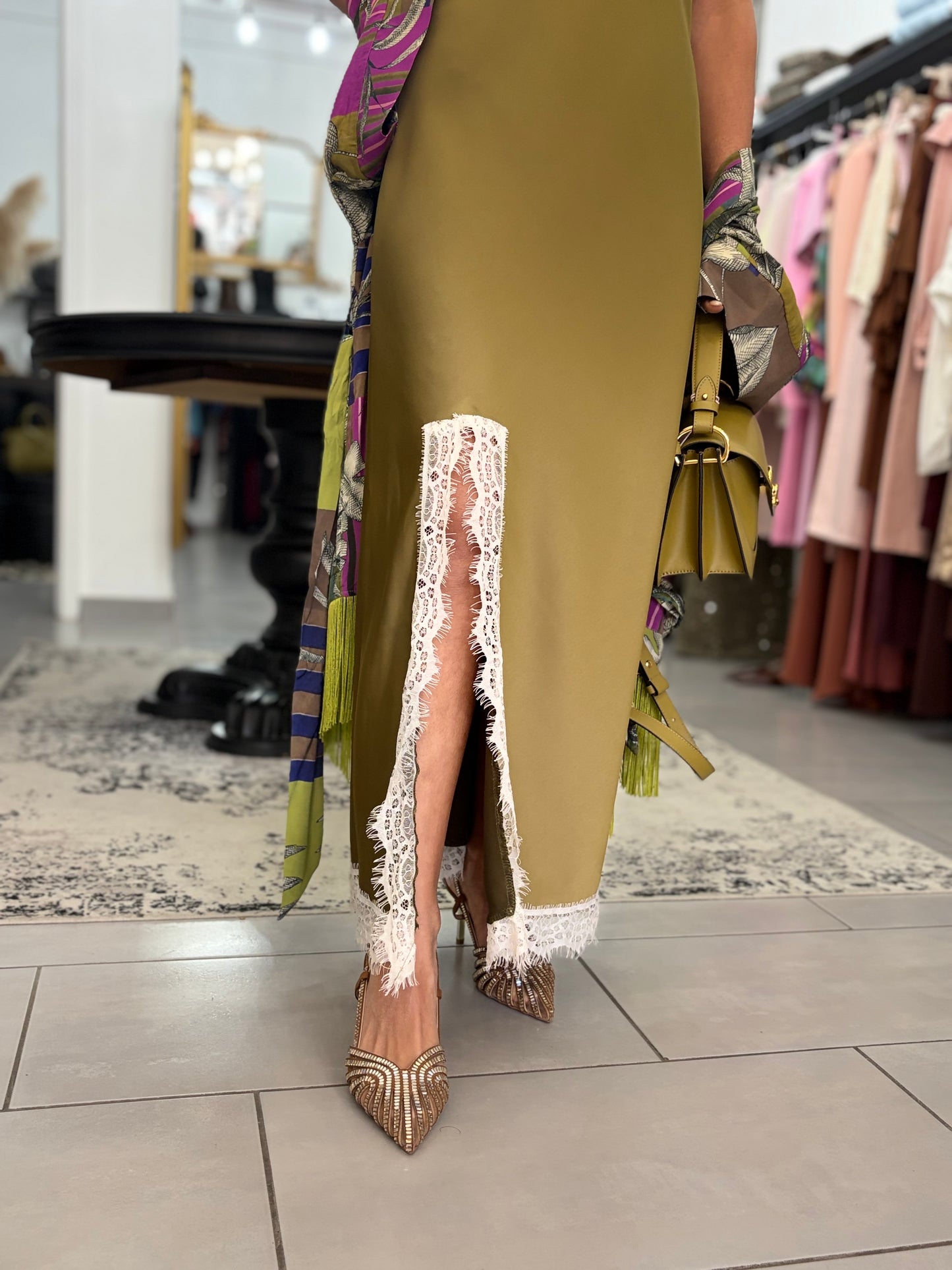 Abito in satin Saiph