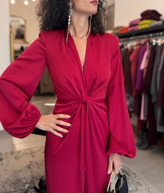 Abito lungo rosso Silence