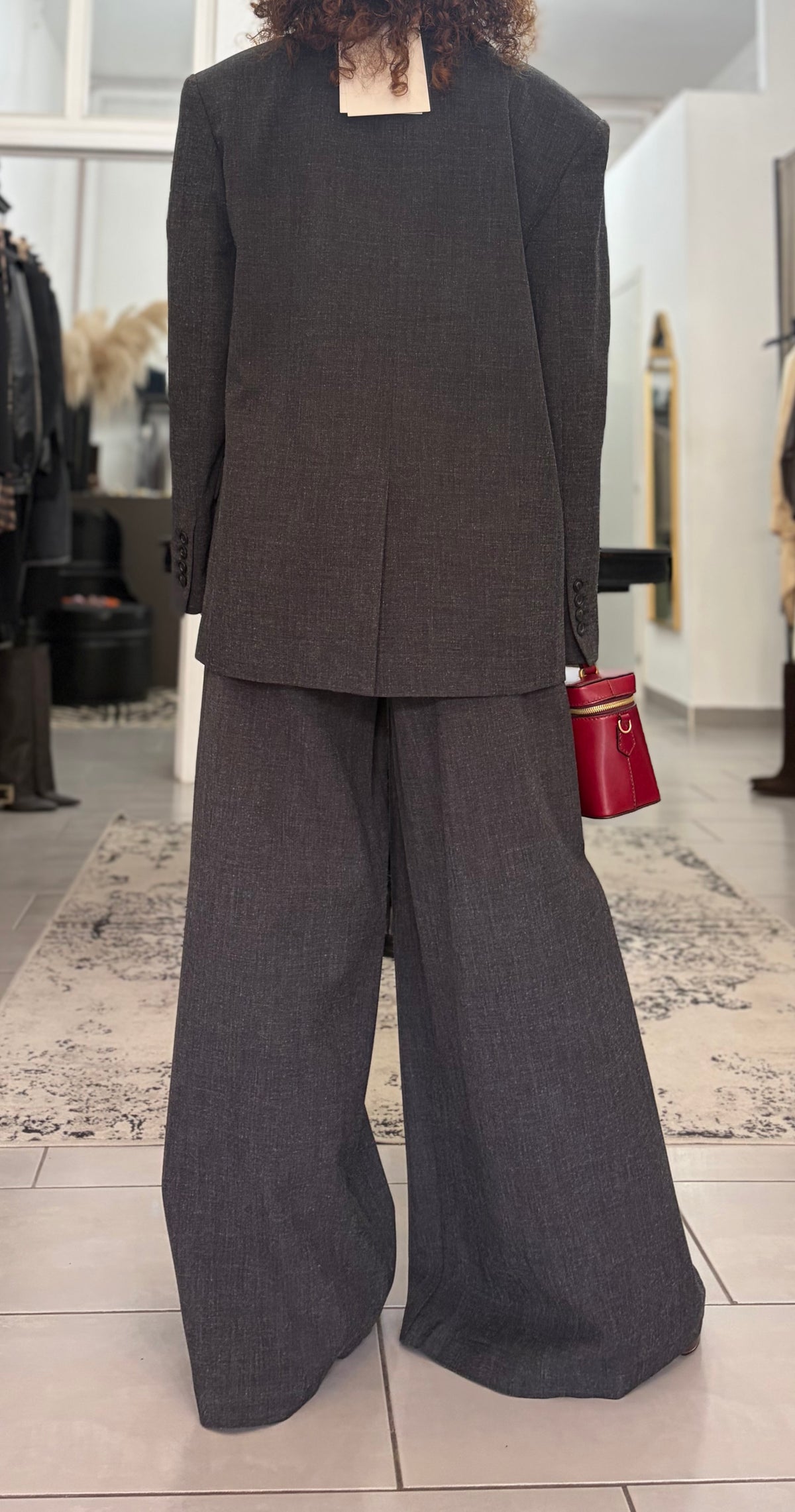 Blazer grigio oversize Eleh