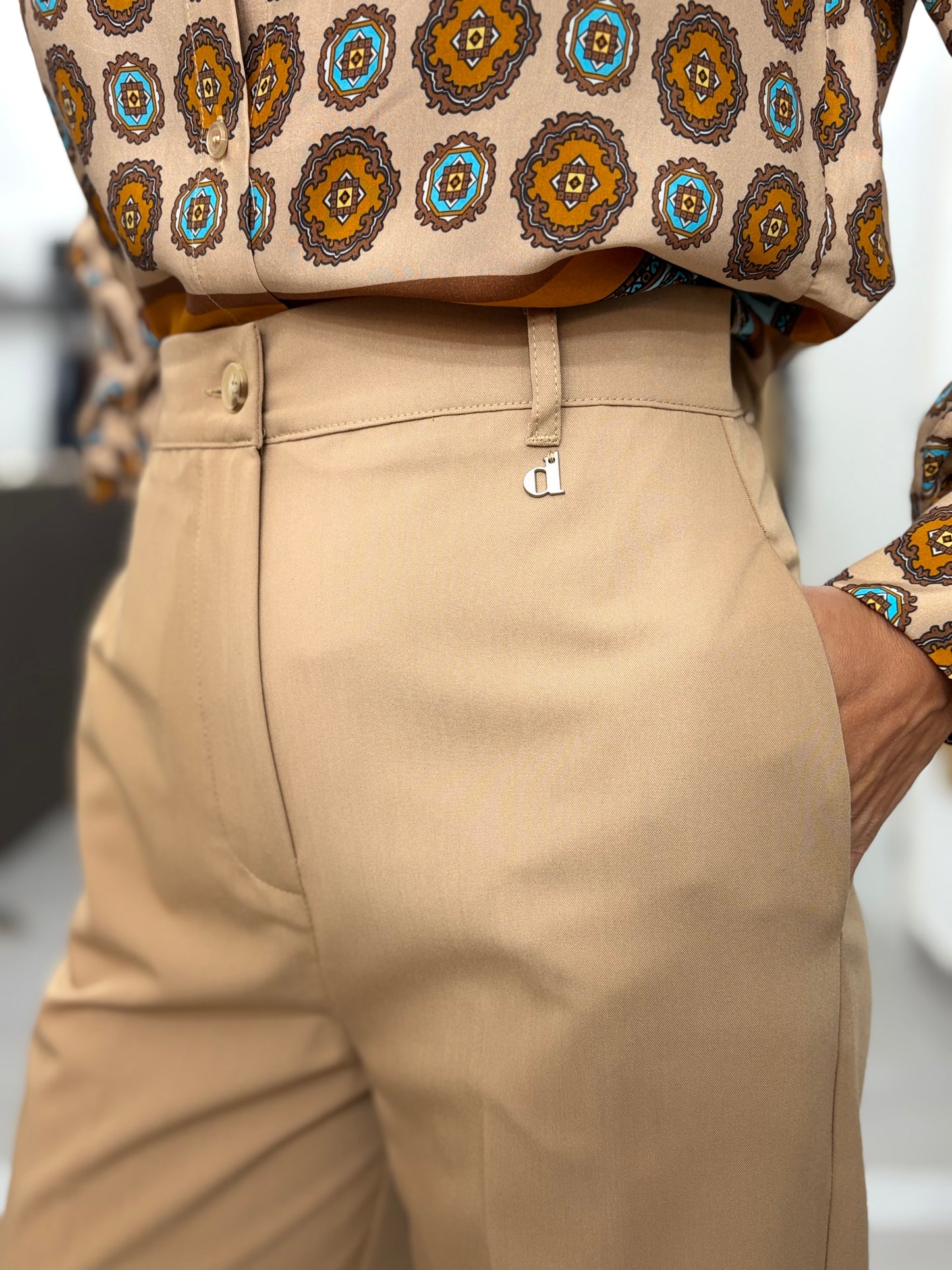 Pantalone a palazzo corda Dixie